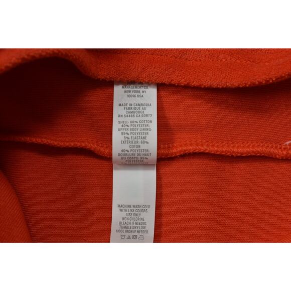 Offline by Aerie Terry Jumpsuit US Size XXS Strapless Wide Leg Orange Cotton NEW - Picture 2 of 8